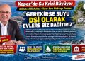 Kepez’de Su Krizi Büyüyor Milletvekili Ayhan Gider Son Noktayı Koydu: “Gerekirse Suyu DSİ Olarak Evlere Biz Dağıtırız”