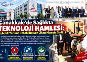 Çanakkale’de Sağlıkta Teknoloji Hamlesi: Robotik Yürüme Rehabilitasyon Cihazı Hizmete Girdi