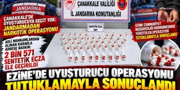 Ezine’de Uyuşturucu Operasyonu Tutuklamayla Sonuçlandı